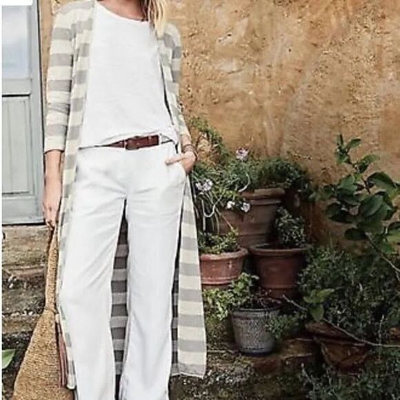 Garnet Hill Linen Duster - Picture 1 of 10